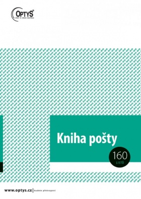 Kniha pošty vázaná lamino 160 listů OP 1286