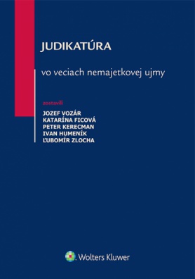 Judikatúra vo veciach nemajetkovej ujmy