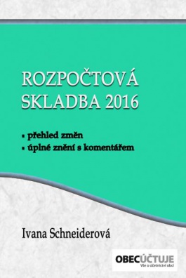 Rozpočtová skladba 2016