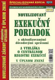 Exekučný poriadok a vyhláška o centrálnom registri exekúcií