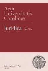 Acta Universitatis Carolinae 2/2016