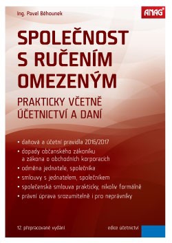 Společnost s ručením omezeným 2016 - prakticky včetně účetnictví a daní