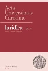 Acta Universitatis Carolinae 3/2016