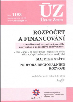 ÚZ č.1183 Rozpočet a financování 2017