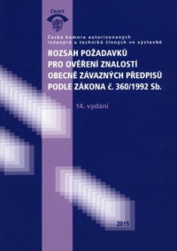 Rozsah požadavků pro ověření znalostí obecně závazných předpisů podle zákona č. 360/1992 Sb., 14.vyd