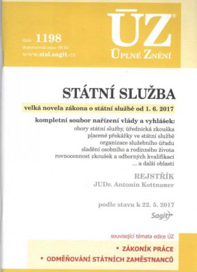 ÚZ č.1198 Státní služba 2017