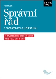 Správní řád s poznámkami a judikaturou, 3. vydání