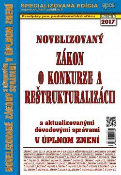 Novelizovaný zákon o konkurze a reštrukturalizácii 2017