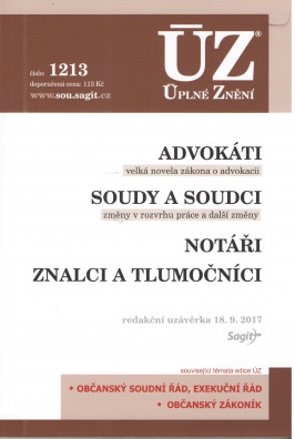 ÚZ č.1213 Soudy a soudci, Advokáti