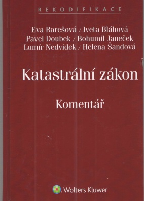 Katastrální zákon (č. 256/2013 Sb.) - Komentář