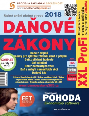 Daňové zákony 2018 XXL ProFi