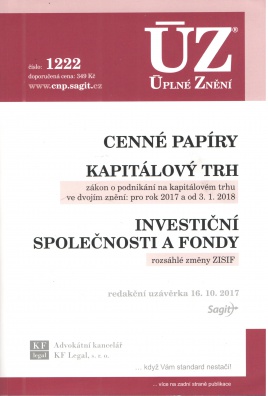 ÚZ č.1222 Cenné papíry