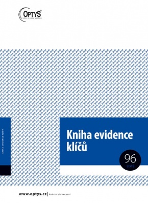 Kniha evidence klíčů OP 243, A4 96 listů