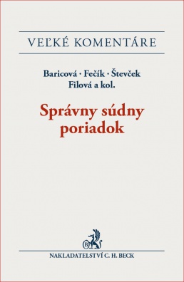 Správny súdny poriadok. Komentár