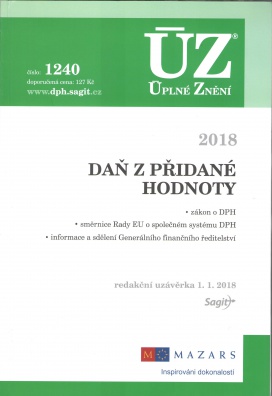 ÚZ č.1240 Daň z přidané hodnoty 2018