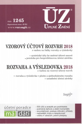 ÚZ č.1245 Vzorový účtový rozvrh 2018, Rozvaha a výsledovka 2018