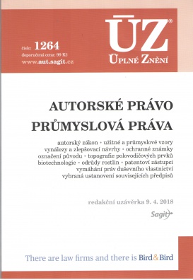 ÚZ č.1264 Autorské právo, Průmyslová práva