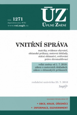 ÚZ č.1271 Vnitřní správa