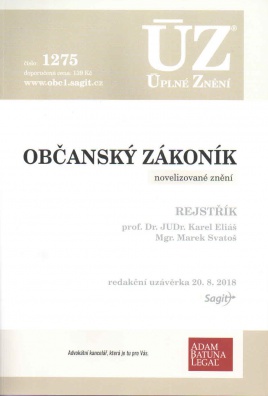 ÚZ č.1275 Občanský zákoník