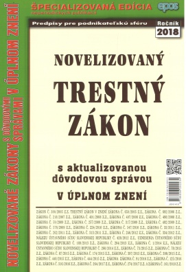 Novelizovaný Trestný zákon (2018)