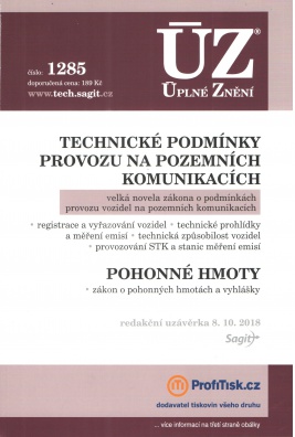 ÚZ č.1285 Technické podmínky provozu na pozemních komunikacích, Pohonné hmoty