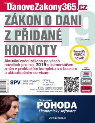 Zákon o dani z přidané hodnoty 2019 s komentářem změn