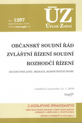 ÚZ č.1297 Občanský soudní řád