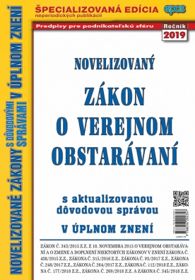 Zákon o verejnom obstarávaní 2019