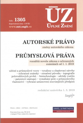 ÚZ č.1305 Autorské právo