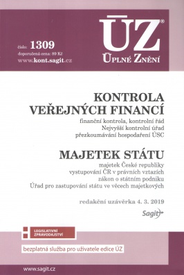 ÚZ č.1309 Kontrola veřejných financí