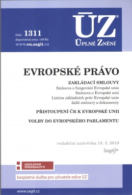 ÚZ č.1311 Evropské právo