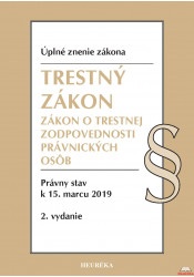 Trestný zákon, Zákon o trestnej zodpovednosti právnikých osôb - 2019 - 2. vydání