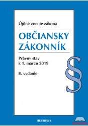 Občiansky zákonník - 2019 - 8. vydání