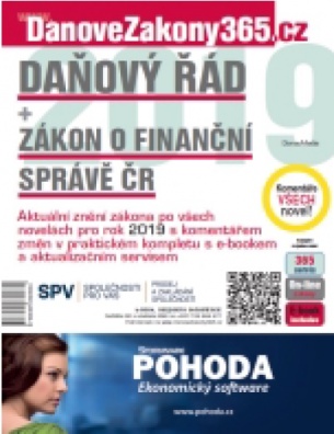 Daňový řád 2019, Zákon o finanční správě České republiky s komentářem změn