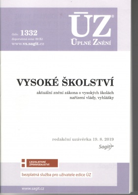 ÚZ č.1332 Vysoké školství