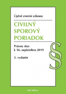 ÚZZ 2019 - Civilný sporový poriadok - 3. vydanie