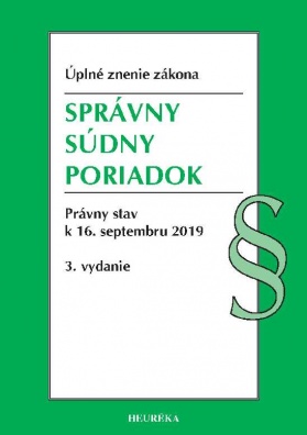 ÚZZ 2019 - Správny súdny poriadok - 3. vydanie