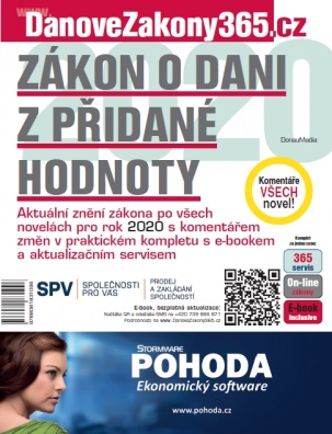 Zákon o dani z přidané hodnoty 2020 s komentářem změn