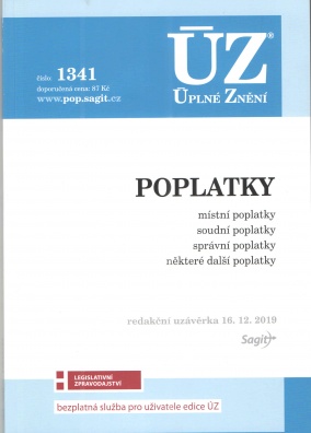 ÚZ č.1341 Poplatky - správní, soudní, místní, ostatní