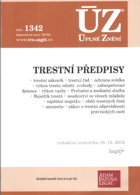 ÚZ č.1342 Trestní předpisy