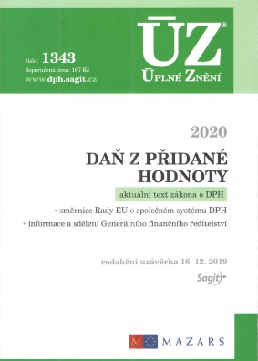 ÚZ č.1343 Daň z přidané hodnoty