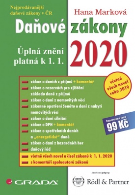 Daňové zákony 2020, úplná znění k 1. 1. 2020