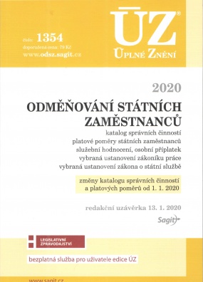 ÚZ č.1354 Odměňování státních zaměstnanců