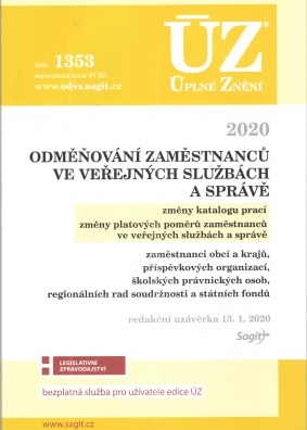 ÚZ č.1353 Odměňování zaměstnanců ve veřejných službách a správě