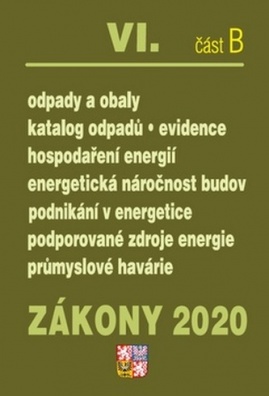 Zákony VI. B / 2020 Odpady, obaly