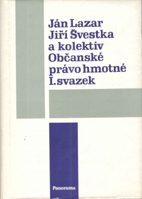 Občanské právo hmotné, svazek I. a II.