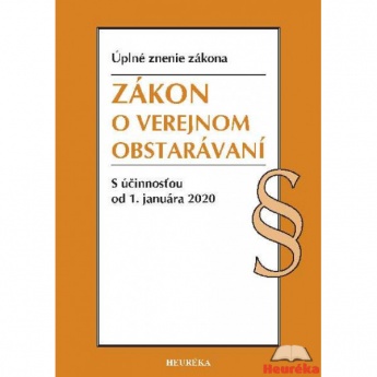 ÚZZ 2020 - Zákon o verejnom obstarávaní