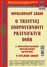 Zákon o trestnej zodpovednosti právnických osôb