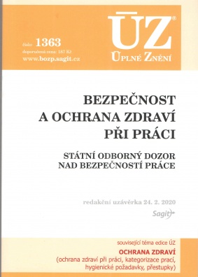 ÚZ č.1363 Bezpečnost a ochrana zdraví při práci