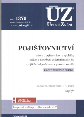 ÚZ č.1370 Pojišťovnictví